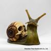 Snail Skull Gothic Halloween Decoration Sculpture