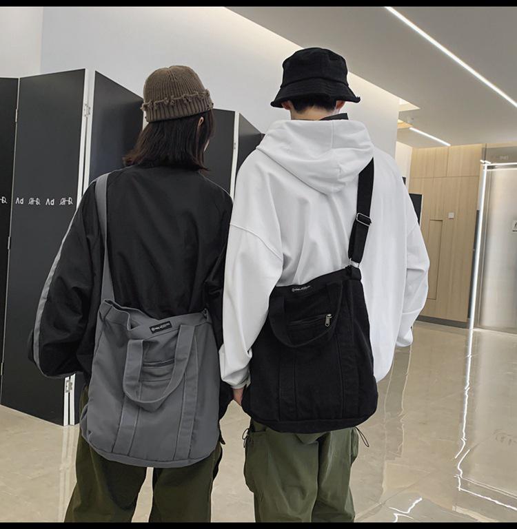 Retro Canvas Bag 2025: Unisex Korean Casual Shoulder-Crossbody Handbag