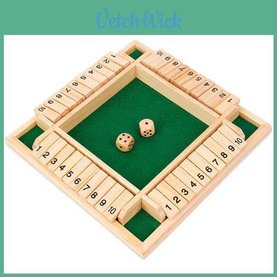 Wooden Four-flip Board Toy For Children Family Table Game