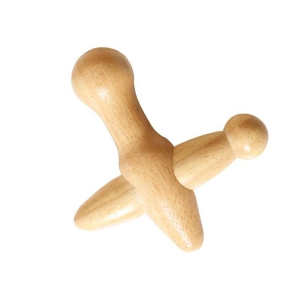 Handheld Wooden Foot Massage Stick Smooth Surface Trigger Point Massager  Lymphatic Drainage