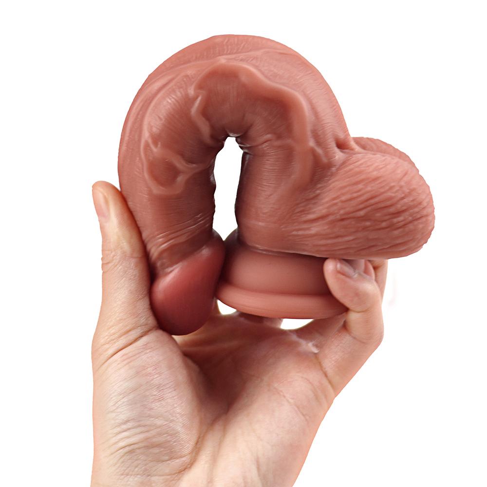 Big Soft Dildo Realistic Penis Double-layer Silicone Sex Toys Female Masturbator Suction Cup Dildos for Women Men