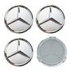 Bilklistermärke För Benz AMG 4st 75mm Bilfälgscenterkåpor Fälgar Navkåpor För Mercedes Benz W204 205 A B C E S CLA CLK ML GLK GLA G