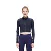 Under Armour Jednofarebná priliehavá bunda s vysokým golierom a dlhým rukávom Dámske bundy Čierna 1379157-001