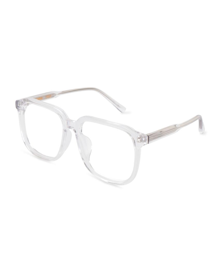 Hangeul Geek Chic Oversized Glasses Transparent