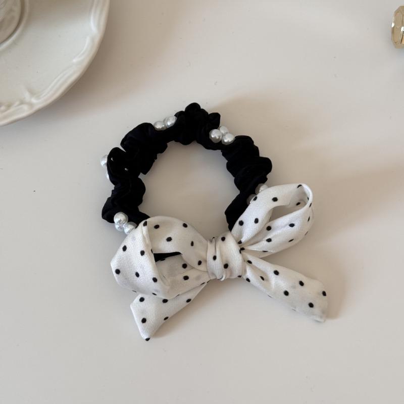 

Pearl Bow Hairband for Women - Simple, Elegant and Sophisticated Hair Accessory for Tying Hair. бежевий