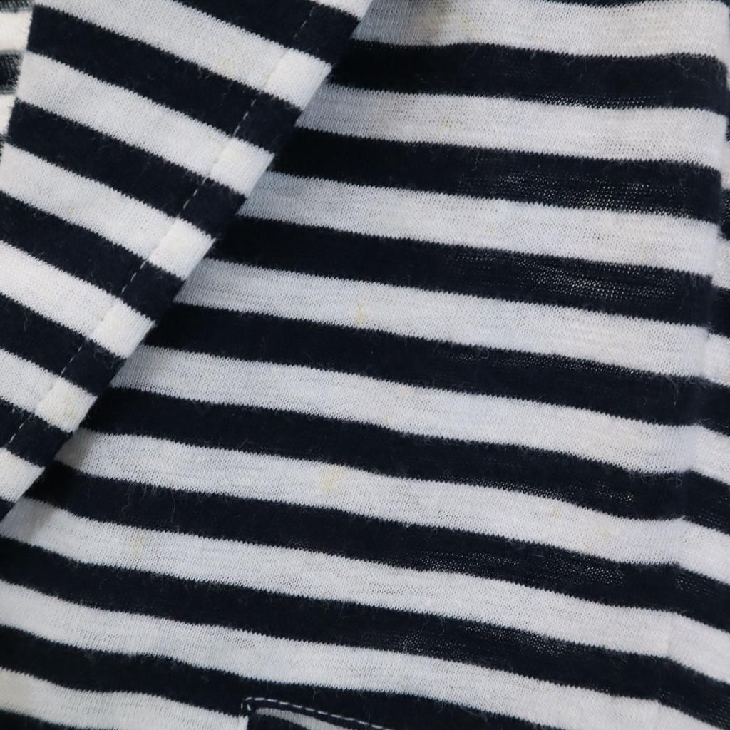Armani Exchange Border Langarm Revers Strickjacke XS weiß Damen Gebraucht