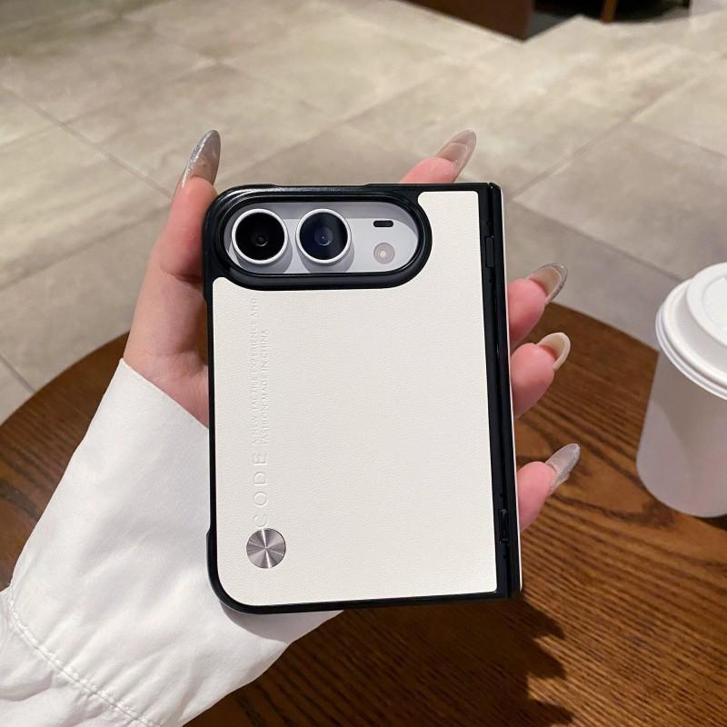 IPhone Duo Flip Case With Full Coverage Protection Vegan Leather Cover Hinge Reinforced Drop Proof Design