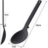 Yamazaki Silicone Cooking Spoon Black W7 D3 H26cm 4273
