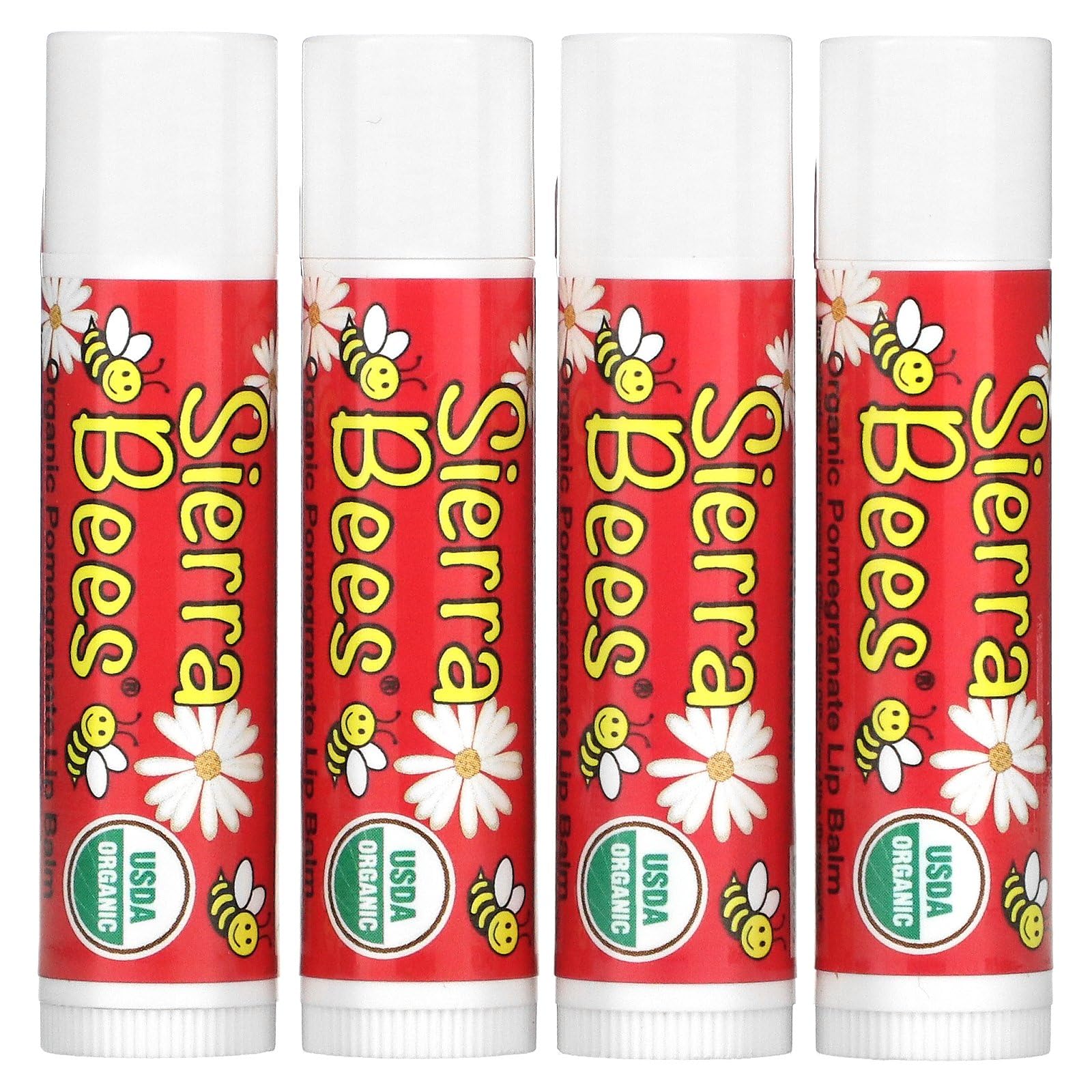 

Sierra Organic Lip 4 унции каждая Bees, бальзам, гранат, упаковка, 0,15 (4,25 г)