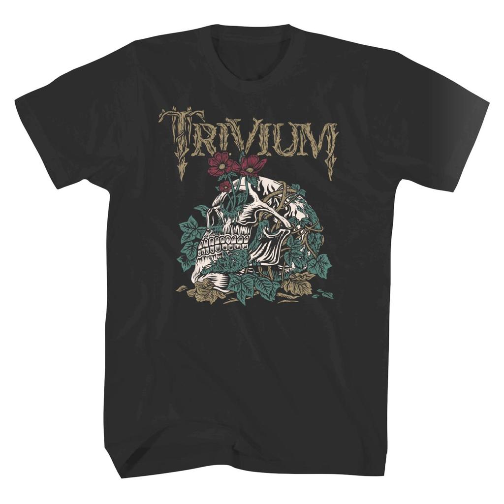Men's Trivium Skeleton Head T-shirt XX-Large Black