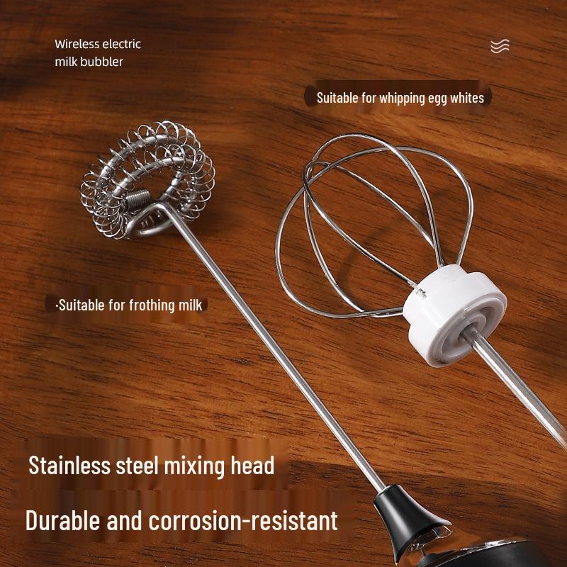 Compact Electric Handheld Milk Frother and Whisk