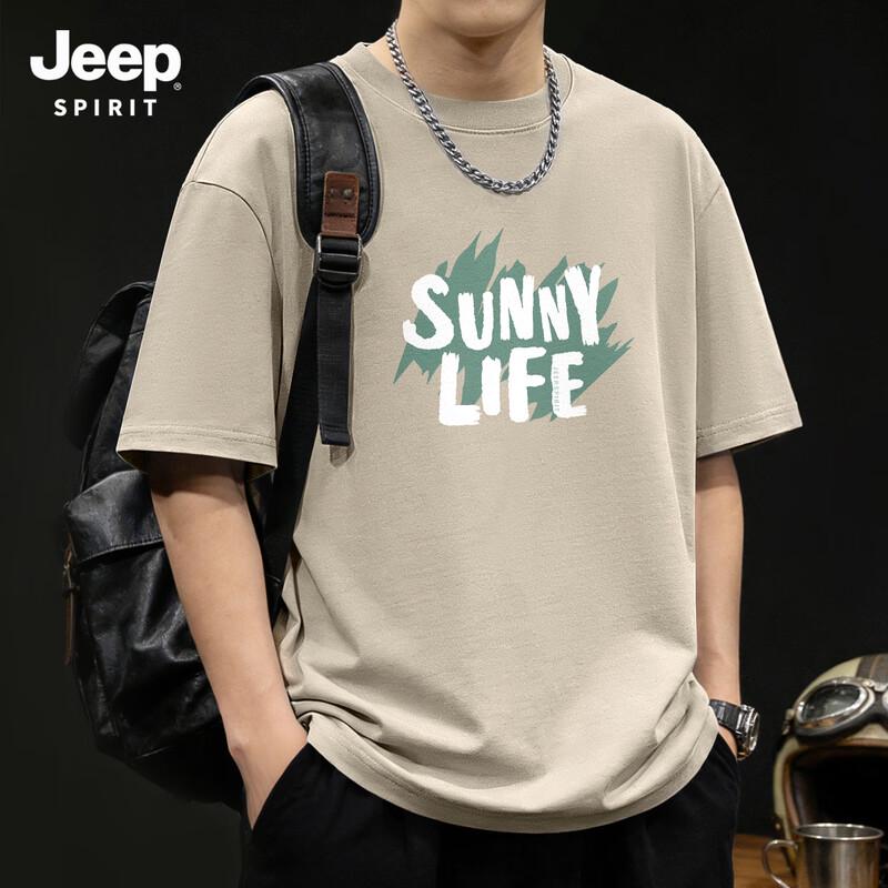 Jeep Spirit Men s Summer Print Short Sleeve T-Shirt XL