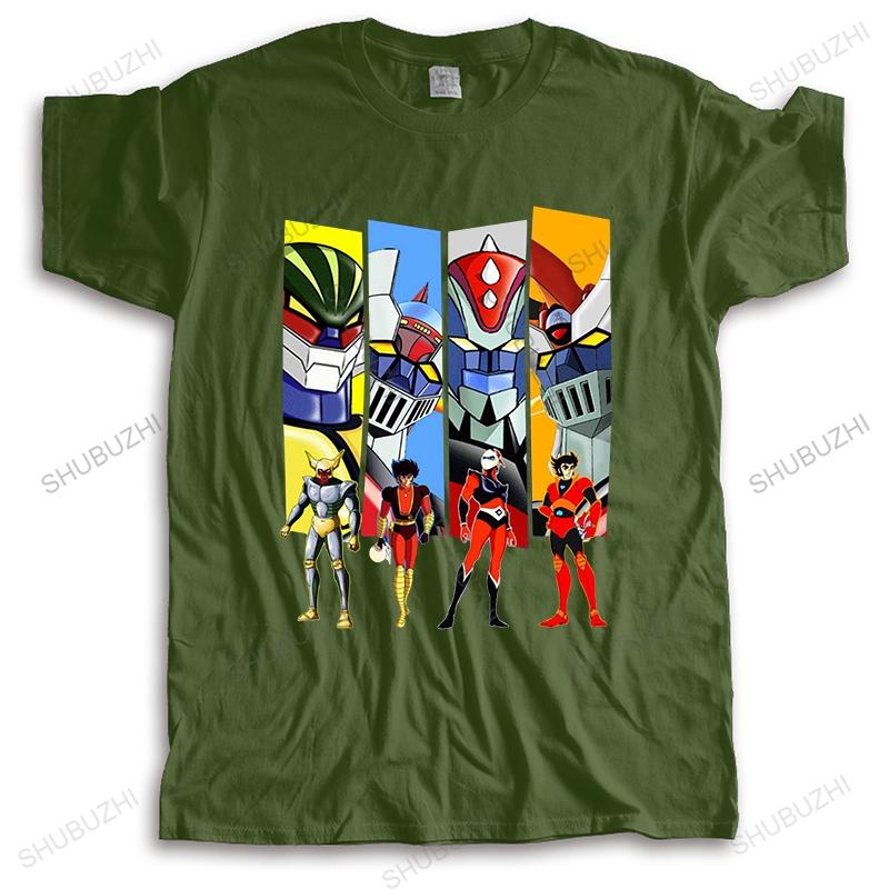 New Arrived Mens t shirt SUPER ROBOT JEEG MAZINGA MAZINGER GOLDRAKE CARTOON TSHIRT PER UOMO E BAMBINO mens tshirts