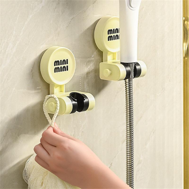 

Держатель для душевой лейки Cartoon Bathroom Punch-Free Shower Bracket Base Adjustable Self-Adhesive Shower Nozzle Mounts Bathroom Tools