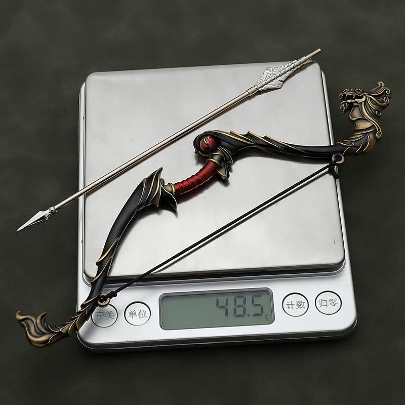 [Nekogamiyama] Die Geschichte der Drei Königreiche: Heroische Generalwaffe, Lu Bu, 18cm Pfeil und Bogen, Miniaturfigur, Sammlerdekor