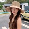 Spring and Summer Hat Women's Summer UV Protection Bucket Hat Sun Protection Sun Hat Bow Windproof Sun Hat