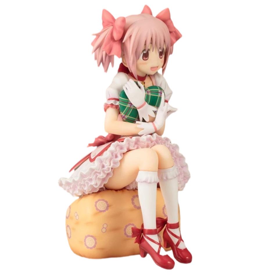 14CM Puella Magi Madoka Magica Aniem Figure Kaname Magic Girl Decor Action Figures Model Anime Cartoon Toy Gift PVC Poseable Articulated Scale