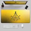 xmm Locking Edge Rubber Laptopmat Gaming Mousepad Large Bill Cipher Gravity Fall Table Carpet XXL Computer Accessories Rug