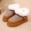 Foreign trade large size women's shoes snow boots women's 2025 autumn and winter new thick-soled warm and velvet large cotton shoes fashion