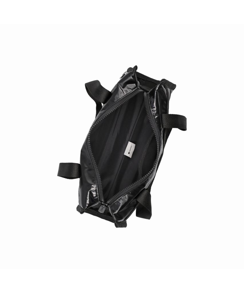 Lesportsac Black Shine E/W Square Shoulder Bag [2049.M135]