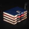 Premium A5 Faux Leather Business Notebook with Custom Logo for Office Meetings