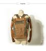 Muchuan Waxed Canvas Backpack: Large, Casual European & American Style, Waterproof Travel Bag for Men