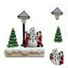 Christmas Figurine Nightlight Table Lamp for Home And Office