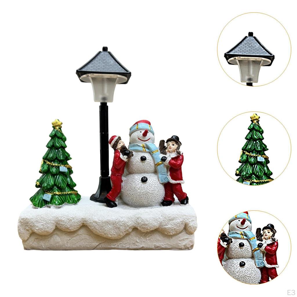 Christmas Figurine Nightlight Table Lamp for Home And Office