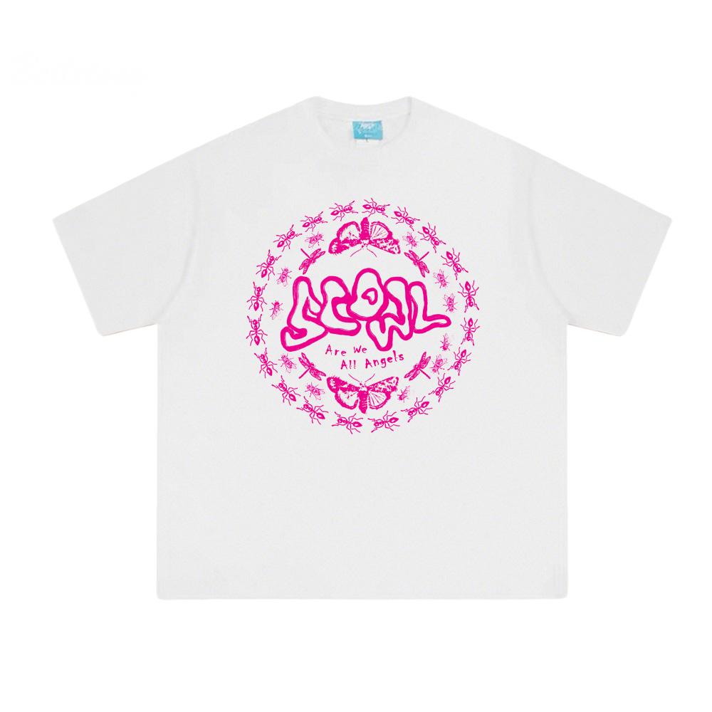 

Scowl Band 2025NEW AWAA TEE Летняя Высококачественная Гранж Одежда Женская/Мужская Футболка с Графическим Принтом Круглый Вырез Топ XXL белый