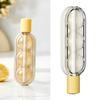 2-in-1 Silicone Popsicle & Ice Ball Mold DIY Treat Maker with Built-in Straws BPA-Free Ice Cube Tray for Cocktails Desserts Kids Snacks