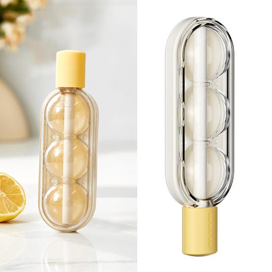 2-in-1 Silicone Popsicle & Ice Ball Mold DIY Treat Maker with Built-in Straws BPA-Free Ice Cube Tray for Cocktails Desserts Kids Snacks