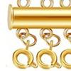 Connecting Buckle Alloy Necklace Clasp Slide Lock Necklace Connector Multi-Strand Jewelry Clasp DIY Crafts Helper