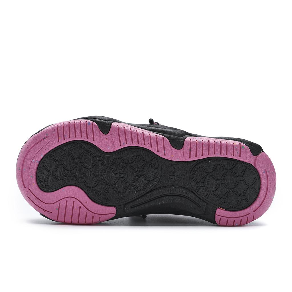 FILA Brook LV Flow Sand Shoes Modern Comfortable Durable Low-Top Skate Shoes Women sneaker Black Purple F12W441209FBW