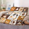Guinea Pig Themed Flannel Throw Blanket All Seasons and Bed Knitted Animal Lover Gift Cozy Travel Outdoor Blanket Dry Decorative