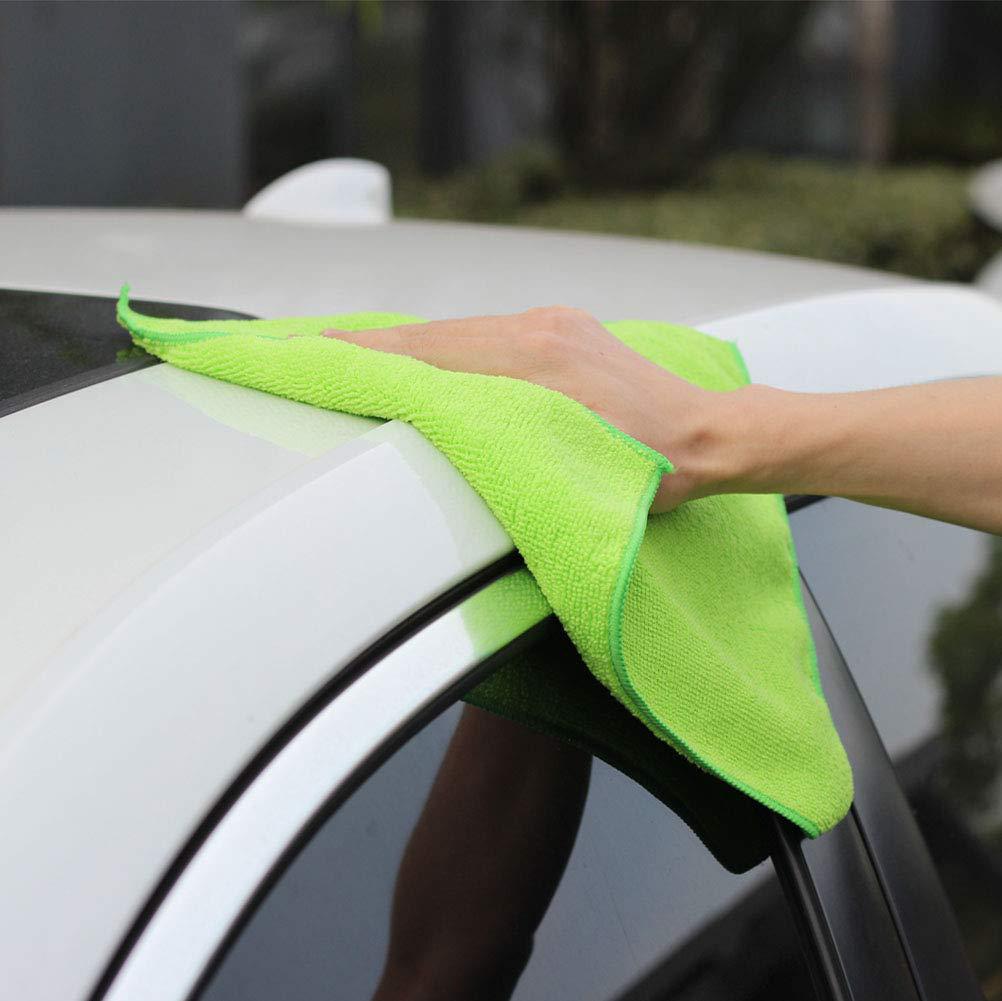20PC Großhandel Wiederverwendbare Trocknen Reinigung Wischen Haushalt Küche Tuch Auto Mikrofaser Handtuch Rollen Gericht Lumpen Waschen Handtücher Clean Tool