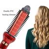 Professional Electric Rotation Automatic Hair Curler Wave Heated Hair Curler Dual Voltage 2 In 1 Hair Straightener and Curler