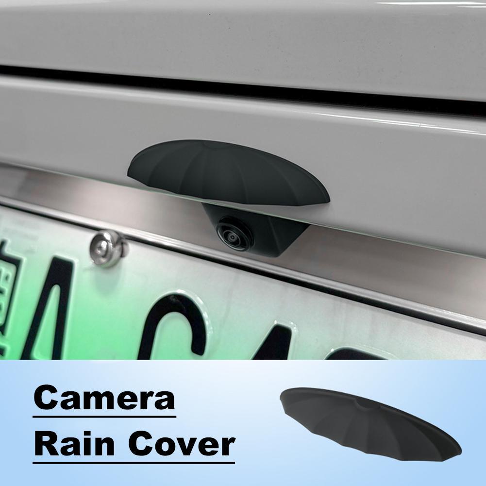 1pcs Car Accessories Rever Rear View Mirror Camera Hd Reversing Rainproof Cover Car Rear Camera Rain Cover Silicone Weatherproof