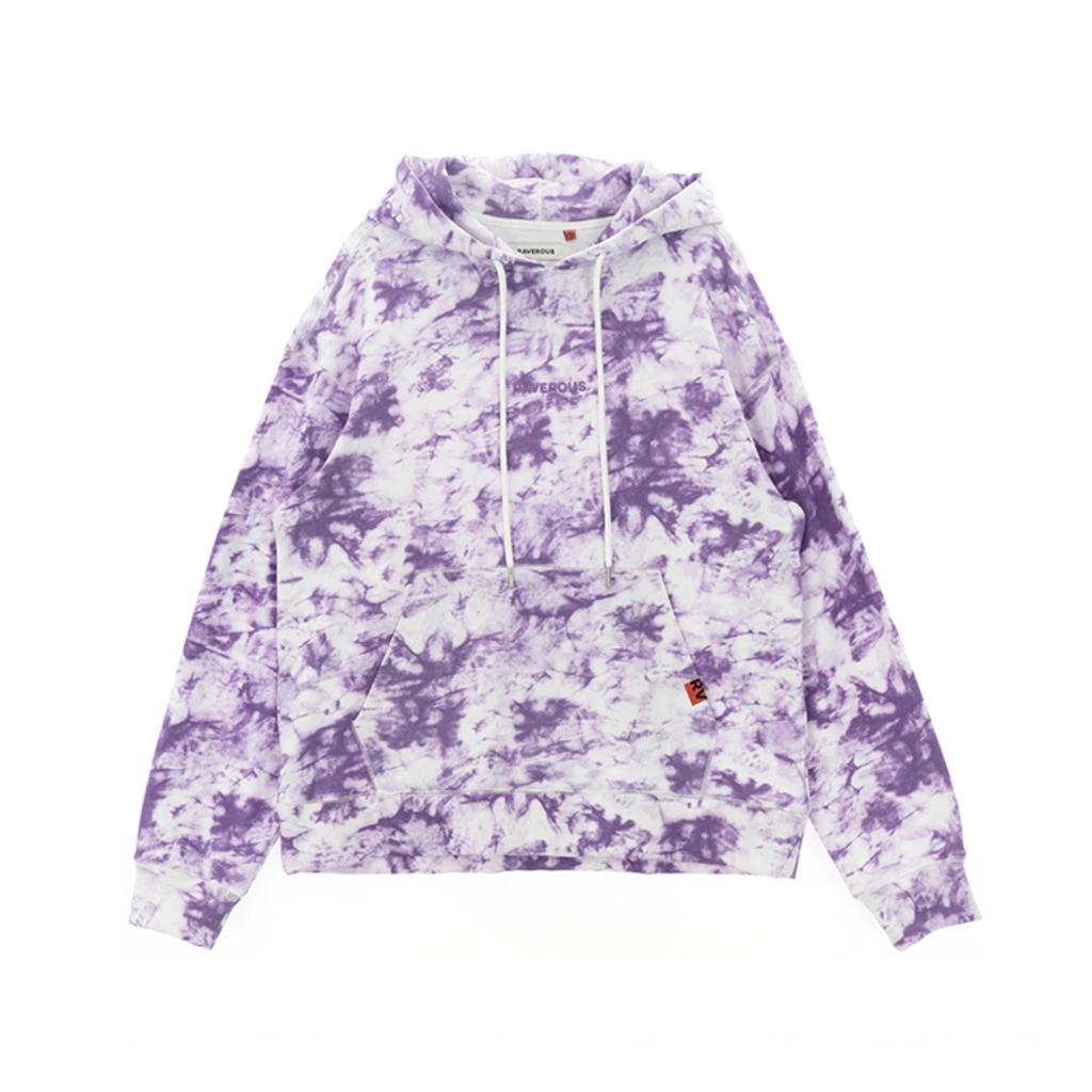 Tie-Dye Hoodie Purple