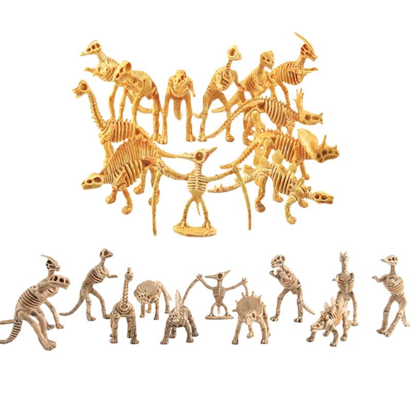 Realistic Dinosaur Skeleton Model Toy 12 Types Of Archaeological Excavation Dinosaur Skeletons