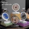 2024 USB Desktop Rotatable Fan with Light - Compact Electric Fan for Makeup Table