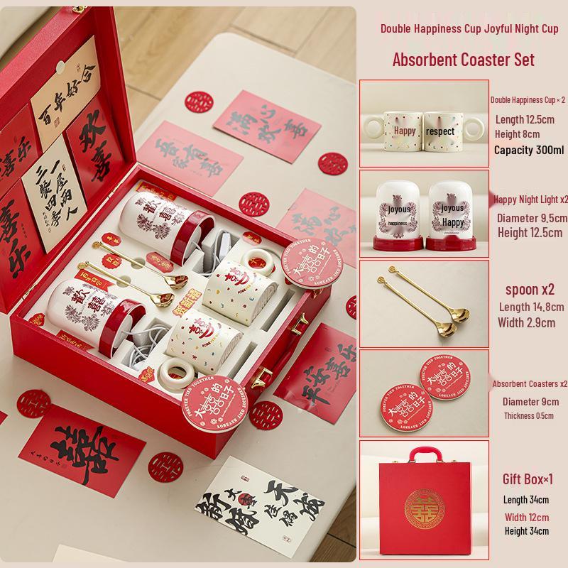 Bridal Gift Box: Practical Cup & Night Light for Best Friend or Sister