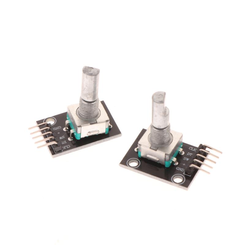 2/5Pcs 360 Degree Rotary Encoder Module Ky-040 Brick Sensor Development Board With Knob Cap Potentiometer