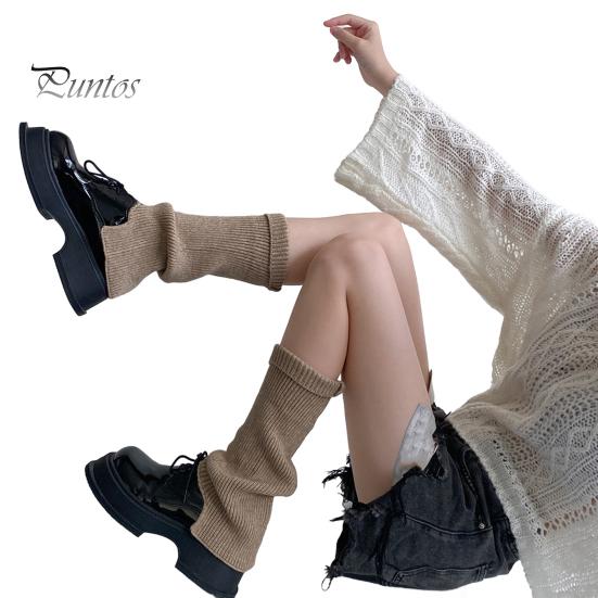 

1 пара зимних гетр, теплые японские гетры JK, полоски, эластичные, трикотажные носки для вечеринок, занятий спортом, йоги и танцев B хаки