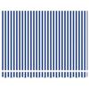 Replacement Canopy Fabric Blue and White 2.5 x 2 m Polyester