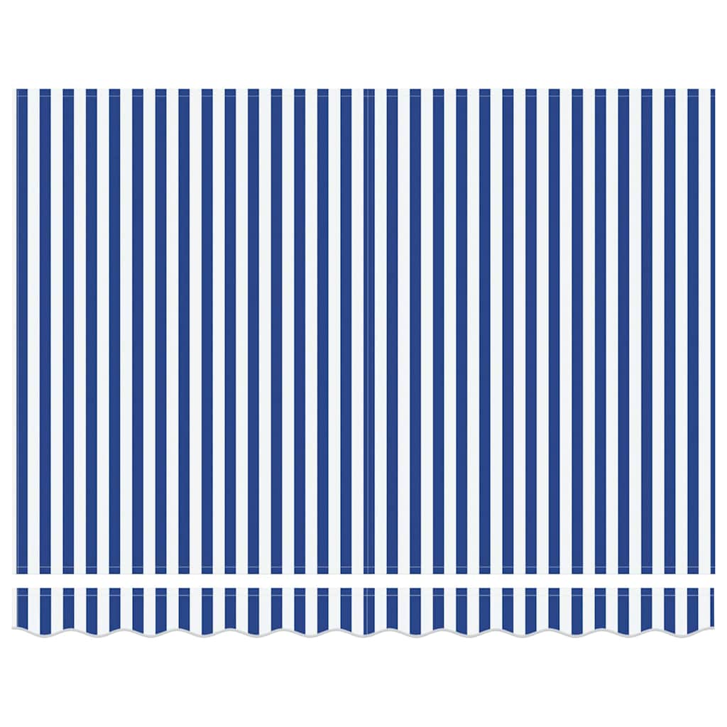 Replacement Canopy Fabric Blue and White 2.5 x 2 m Polyester