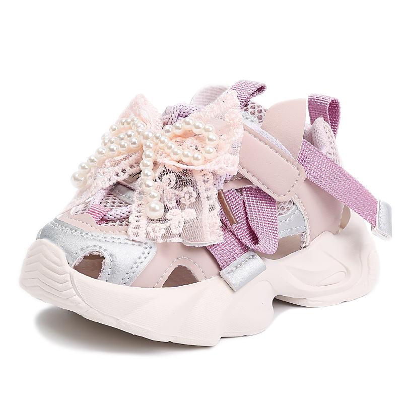 

Summer Sport Shoes For Children Hollow Out Breathable Teenager Kid s Sneakers Ergonomics Running Shoes For Girls Sport Sandals 26 фіолетовий