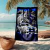 Ultra-Soft Beach Towel with Racing Theme,Ideal for Pool - Camping, Diving - Perfect Travel Essential, Vibrant Beach Towel.