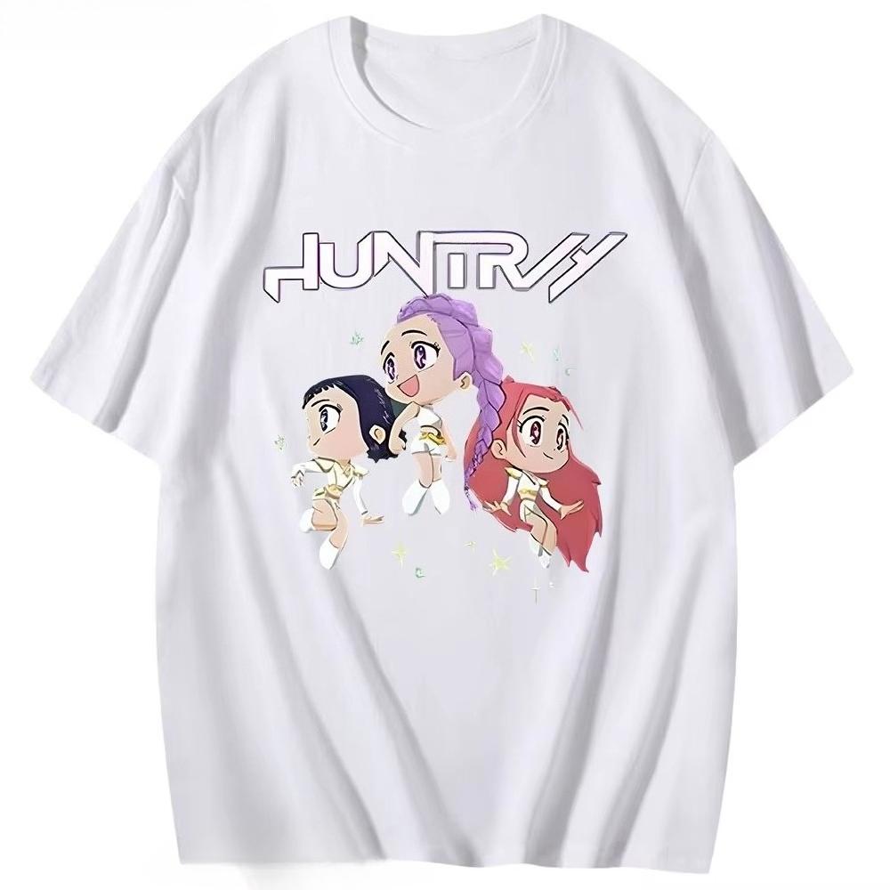 Women Tshirt Kpop Idol Group Shirts Trendy Summer Fashion Casual Shirt Cotton Short Sleeves Tops Autumn and Winter Innerwear