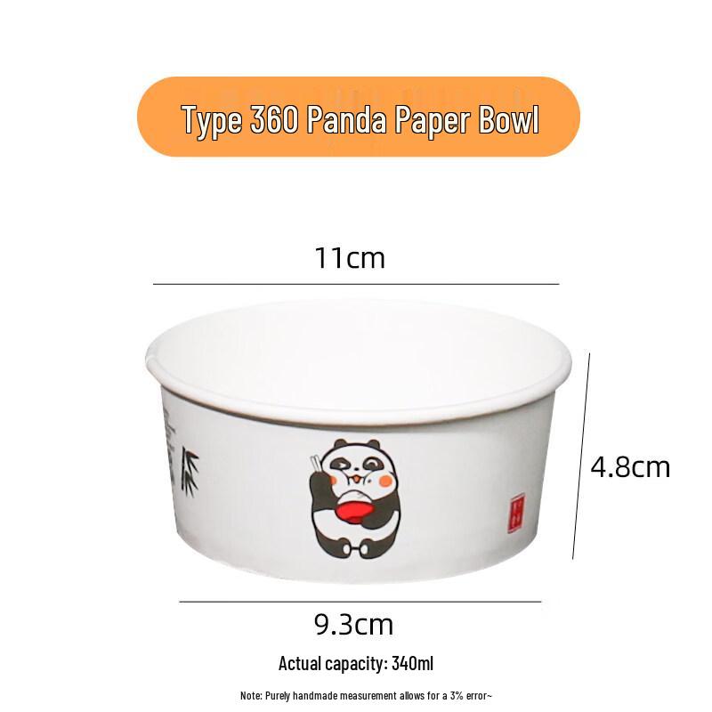 ZISIZ Thickened Rice Husk Disposable Bowls