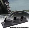 Universal 52mm Car Gauge Pod Universal Black/Carbon Three Hole Car Meters Holder A-Pillar Pod Triple Gauge Holder
